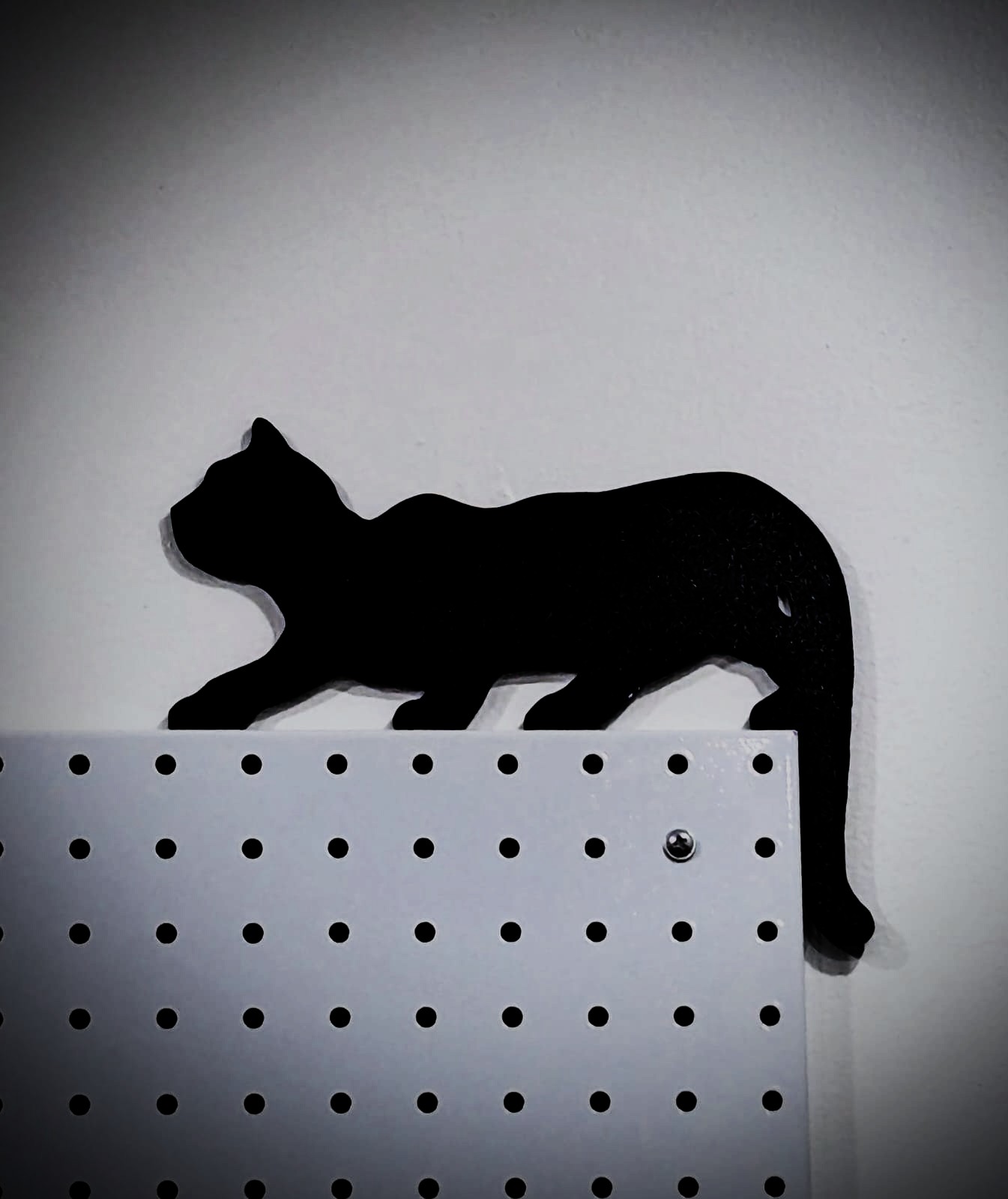 Silueta de Gato Negro